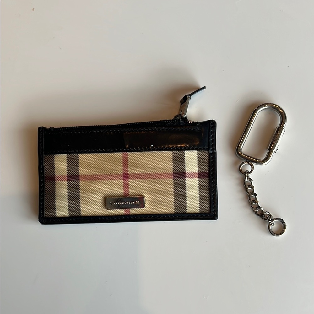 Burberry Check Key & Card Holder